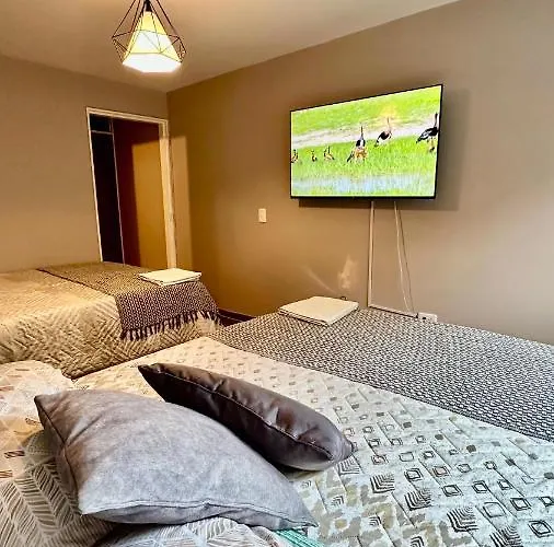 Habitacion Doble Para 4 Personas Cerca Del Aropuerto