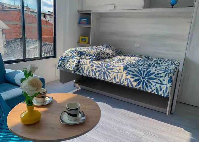 Aptotiv211 - Increible Aparta Estudio Tipo Loft - Chapinero - Wifi - Tv