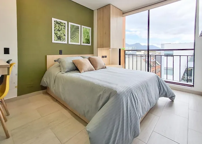 Apartaestudio En Bogota - Wifi 600Mb - La Castellana