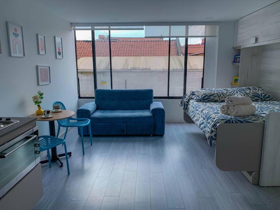 Aptotiv211 - Increible Aparta Estudio Tipo Loft - Chapinero - Wifi - Tv