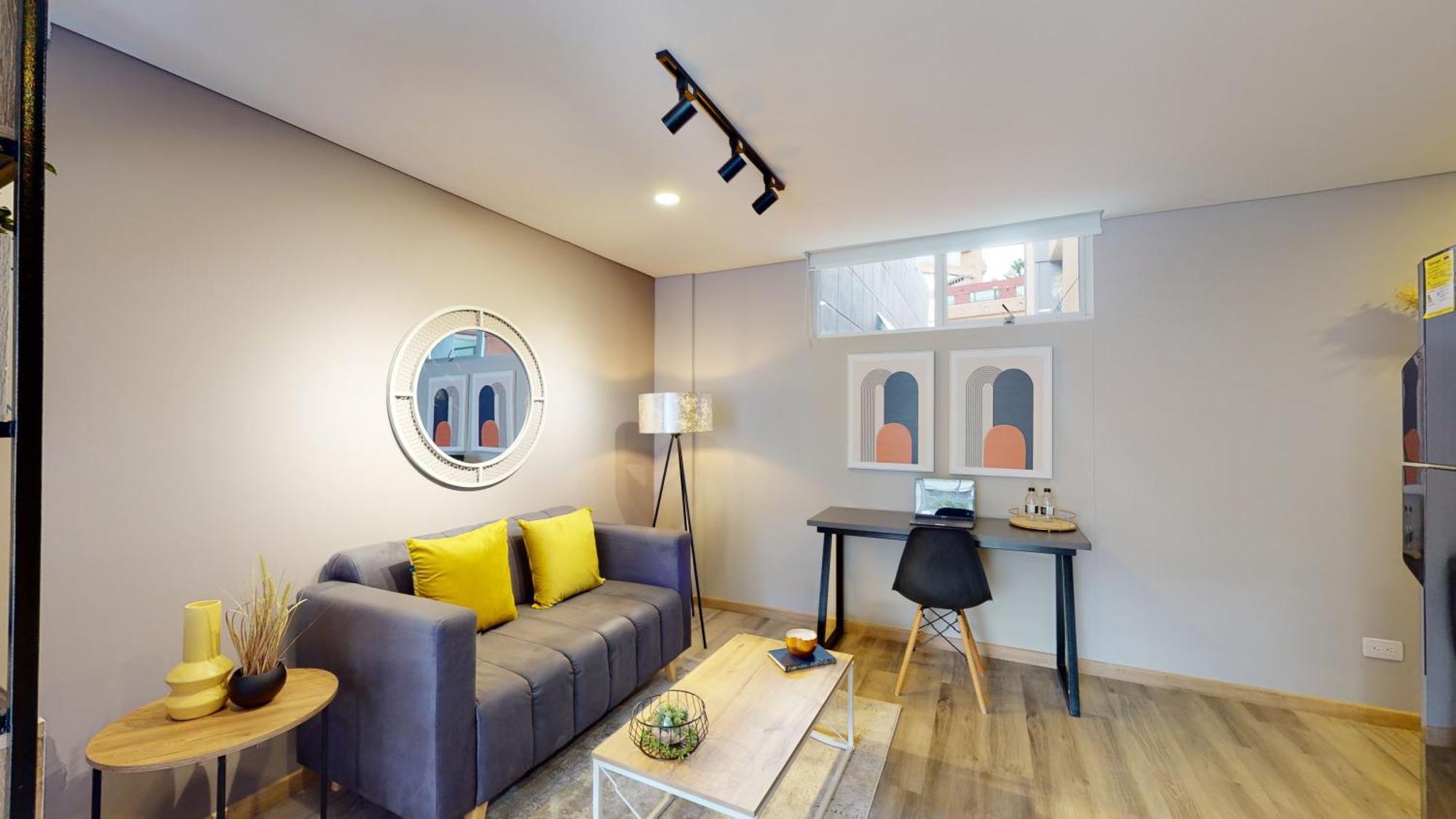 Apartamento Exclusivos Aptos Amoblados En El Edificio Cabrera 85-12 Bogotá