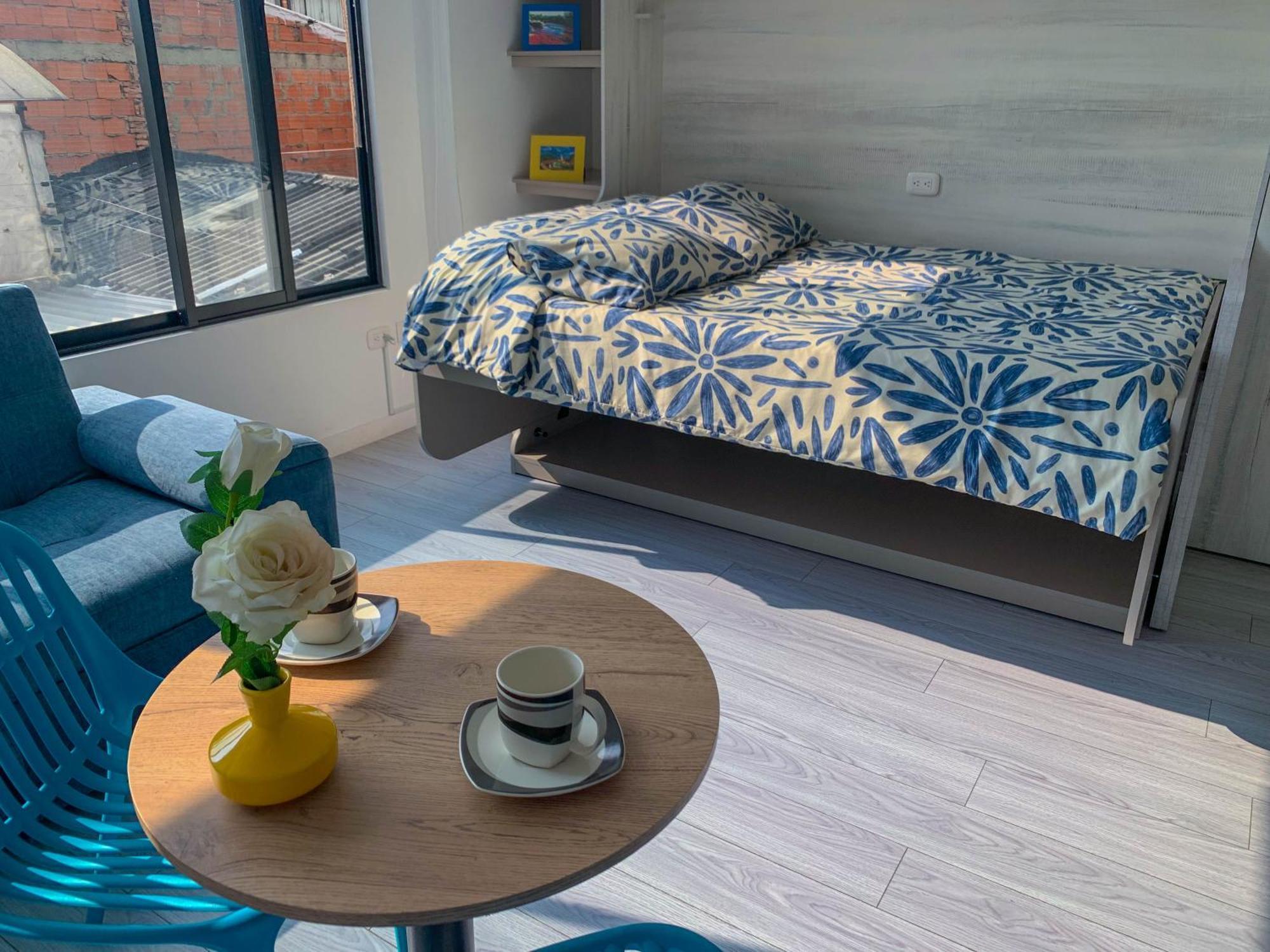 Aptotiv211 - Increible Aparta Estudio Tipo Loft - Chapinero - Wifi - Tv