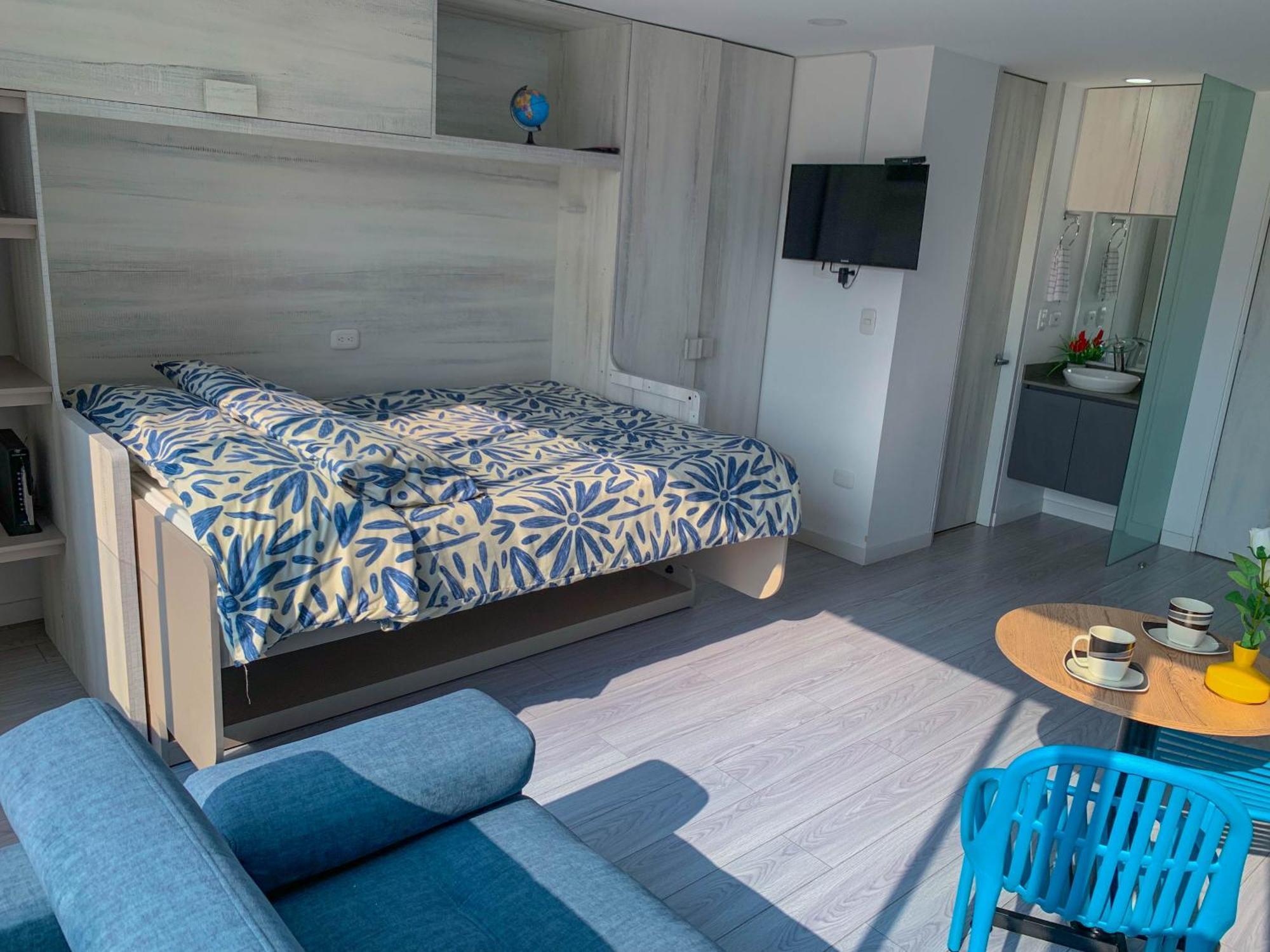 Aptotiv211 - Increible Aparta Estudio Tipo Loft - Chapinero - Wifi - Tv *