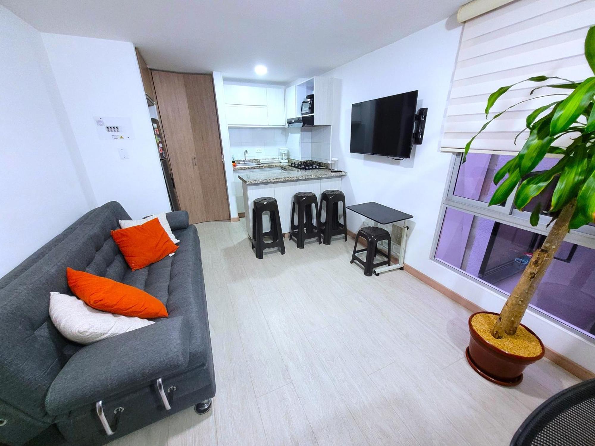 Apartamento Acogedor Loft A Estrenar En Cedritos,