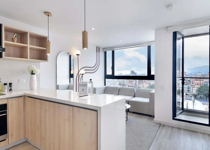 Classy 1Br With Amazing City View In Chapinero