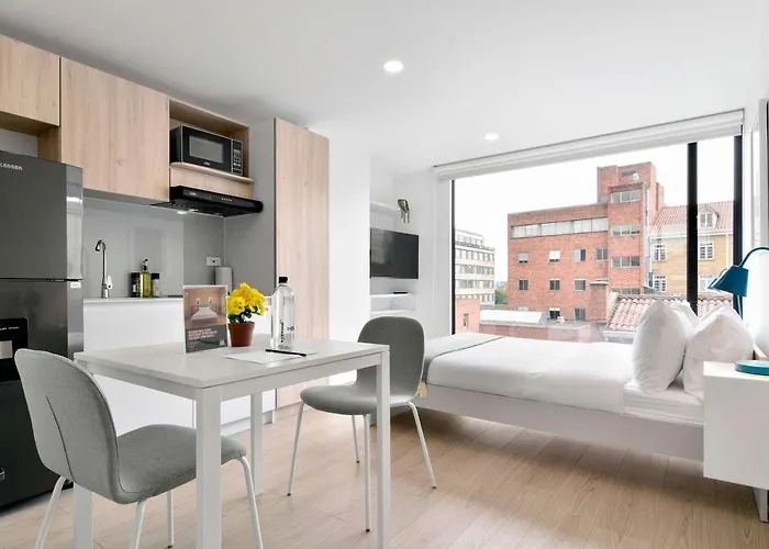 Chic Loft With Great View In Bogota