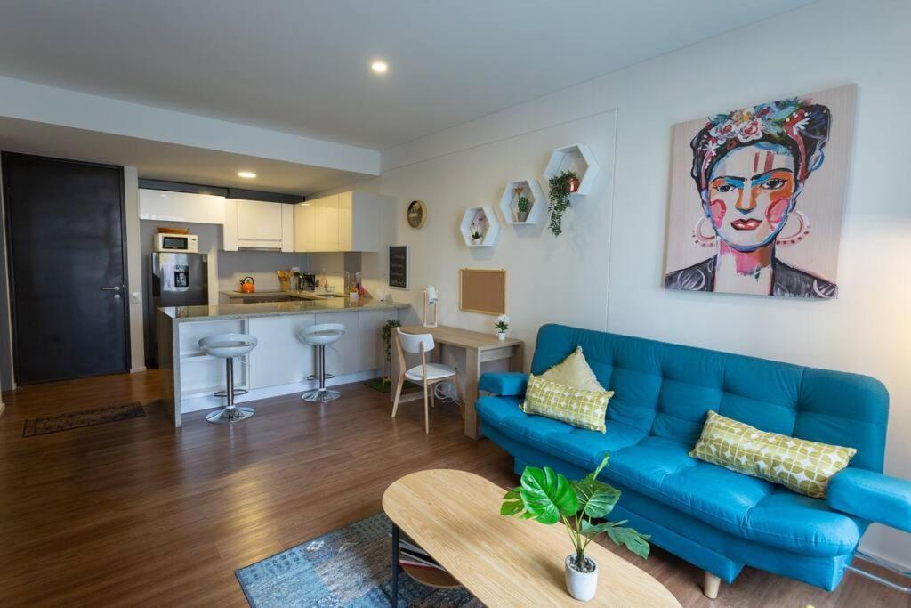 Apartamento Acogedor Loft En Centro Internacional De Bogotá