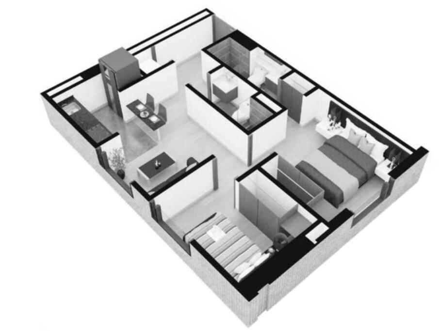 Apartamento Moderno En El Centro Con Vista A La Ciudad * Bogotá