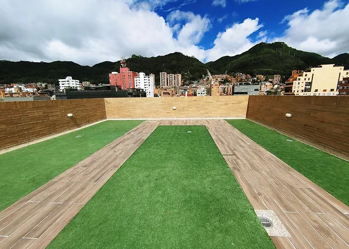 Chapinero Apartment: Terrace And View