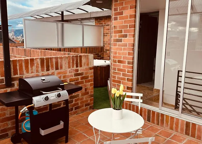 Penthouse Terraza Jacuzzi Y Bbq Privado 2 Barrio Jvargas