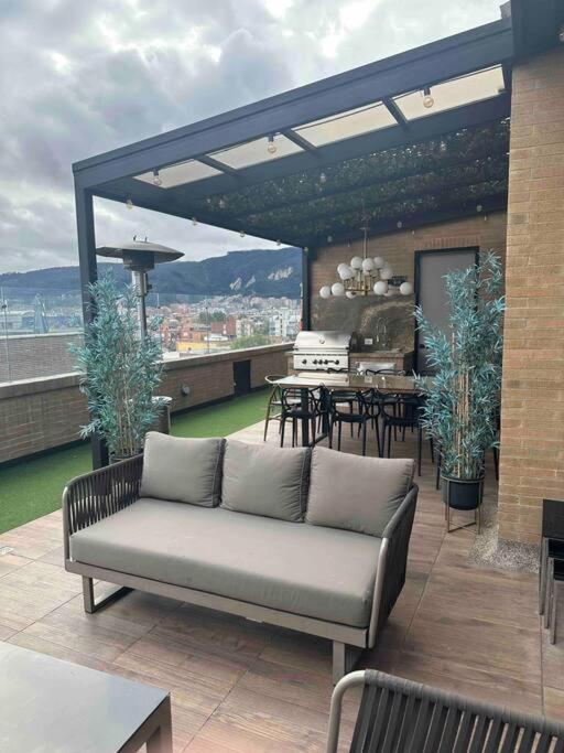Apartamento Completo Totalmente Dotado, Cama King Apartamento Bogotá