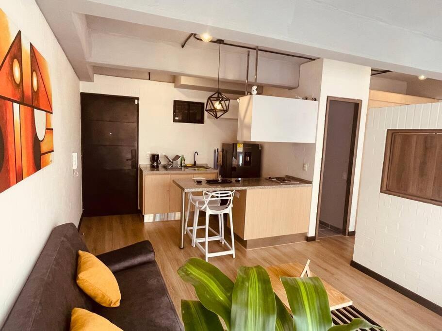 Aptopor606 - Encantador Tipo Loft - Chapinero - Wifi - Tv Apartamento