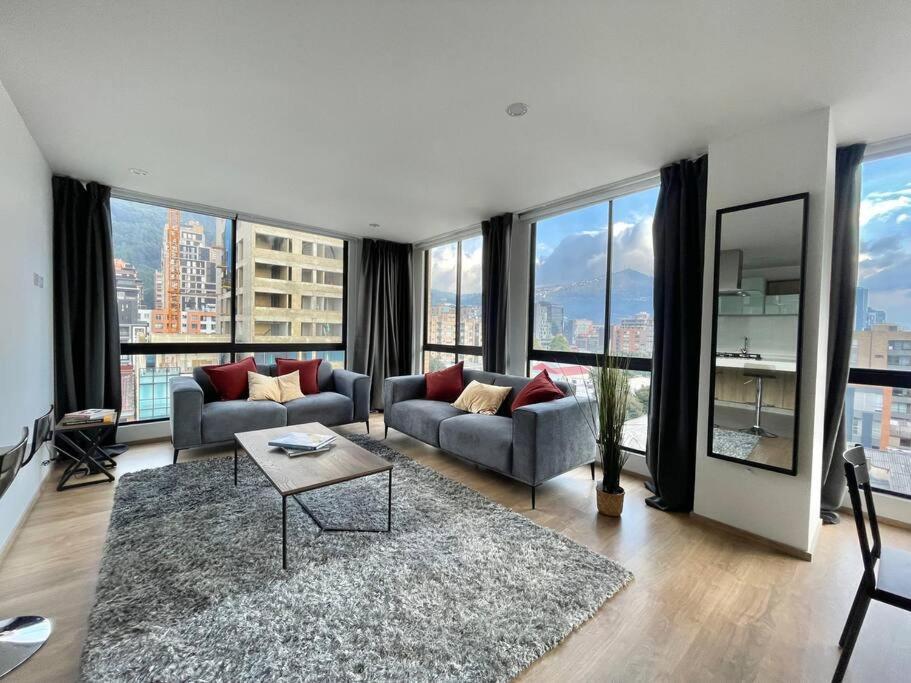 Apartamento Skyline Mountains Sauna Gym Luxury Apto Bogotá