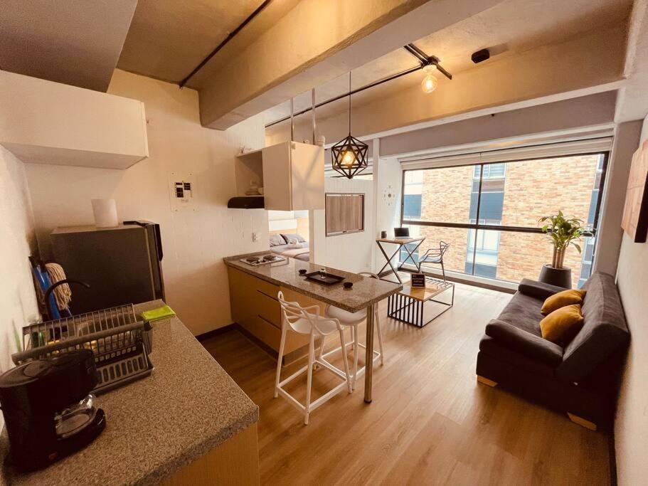 Aptopor606 - Encantador Tipo Loft - Chapinero - Wifi - Tv Apartamento