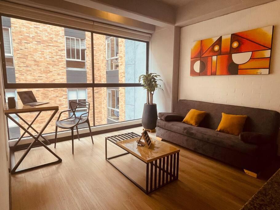 Apartamento Aptopor606 - Encantador Tipo Loft - Chapinero - Wifi - Tv *