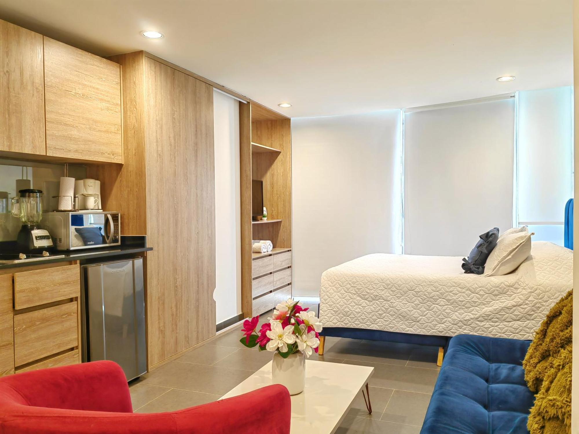 Aparta Estudio Tipo Loft Usaquen / Cozy Loft In Bogotá