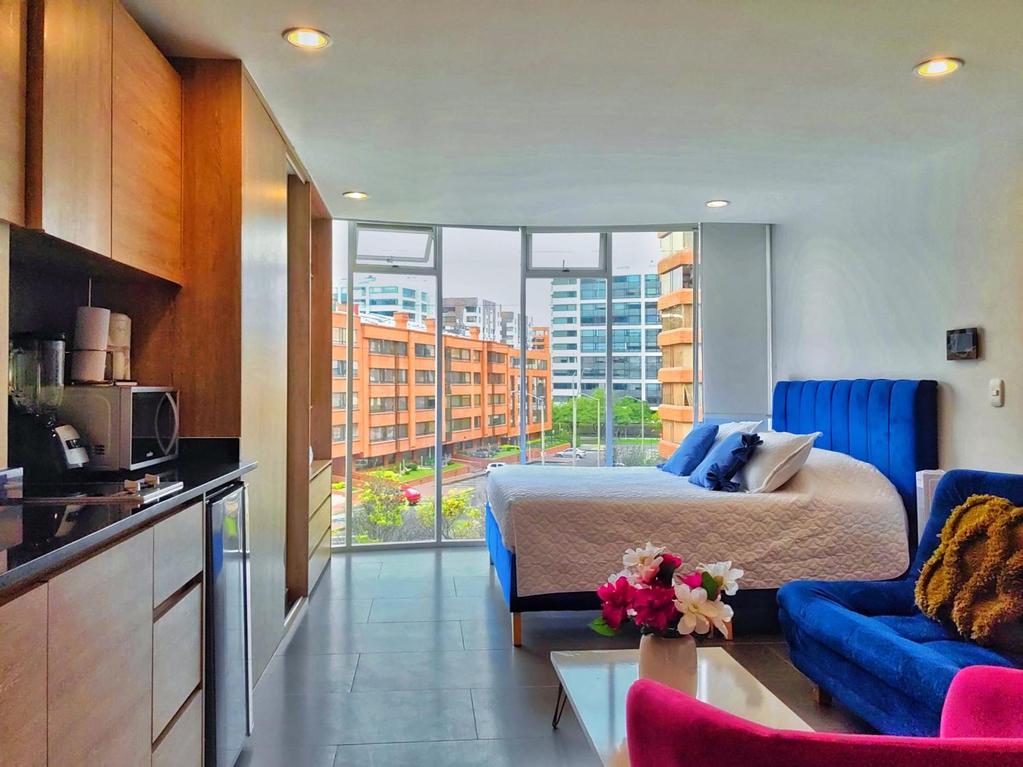 Apartamento Aparta Estudio Tipo Loft Usaquen / Cozy Loft In Bogotá