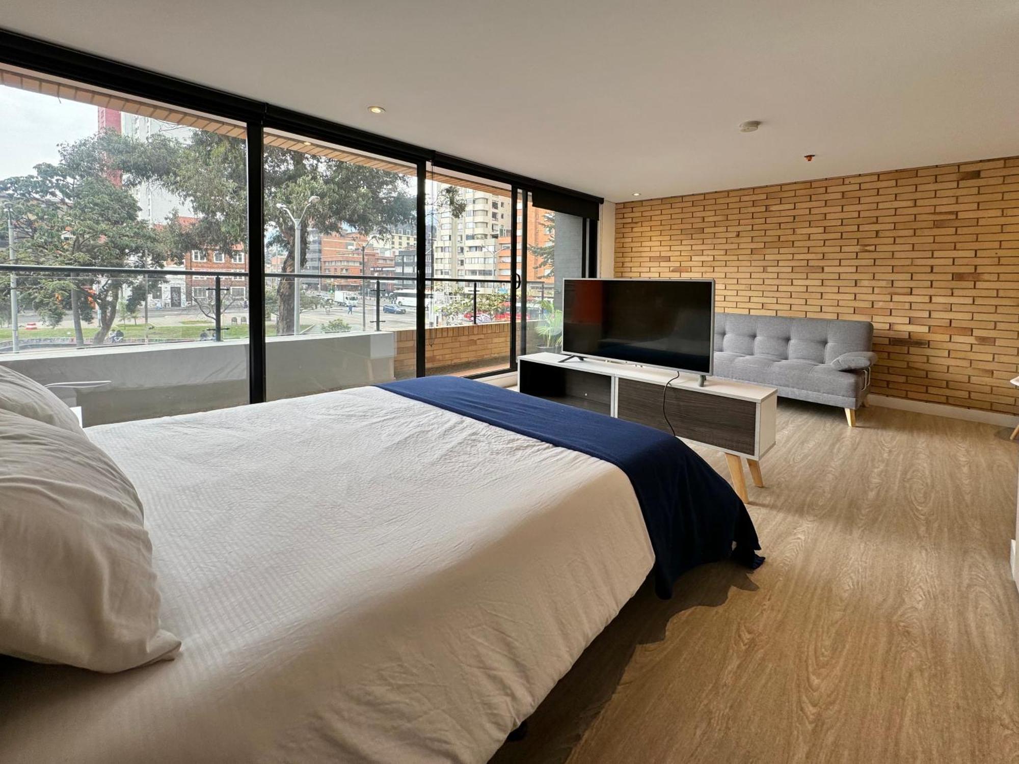 Apartamento Balcon Comodidad Iluminacion Wifi Chapinero Bogotá