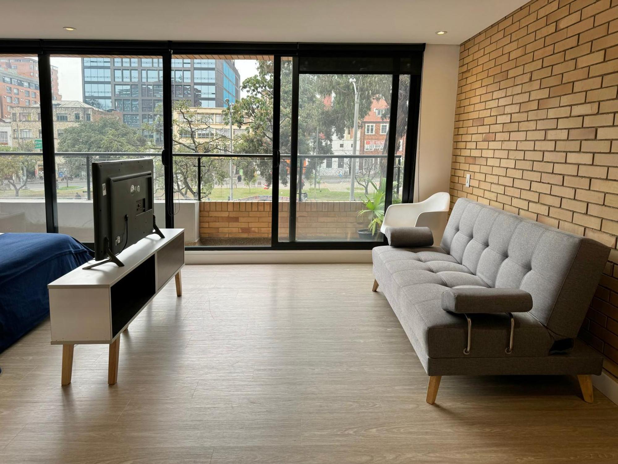 Balcon Comodidad Iluminacion Wifi Chapinero Apartamento