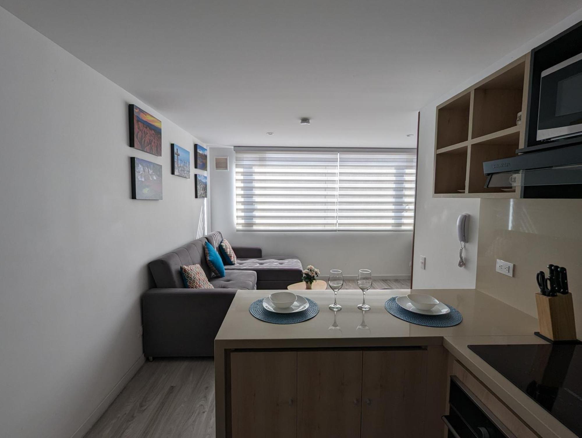 Flat In Financial Heart Of Apartamento Bogotá