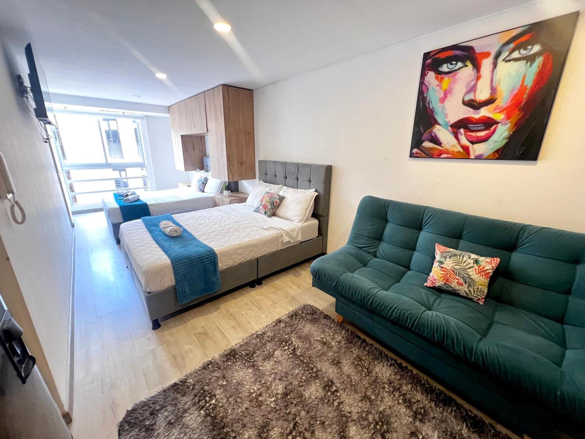 Apartamento Loft Familiar Torre Ventto Centro Turistico De Bogotá