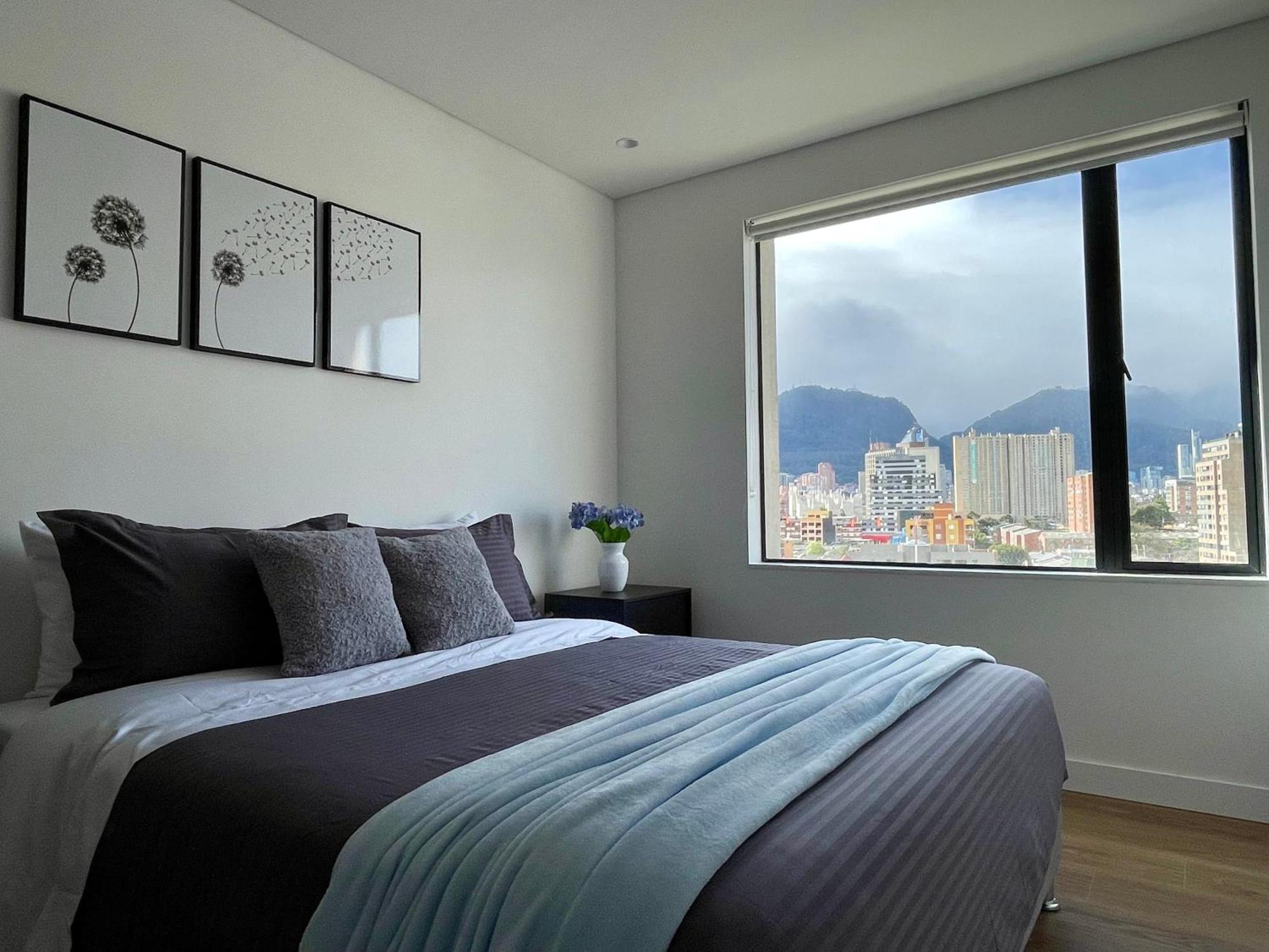 Apartamento Spaceful Near Corferias Mountain View 3 Hab- 804a