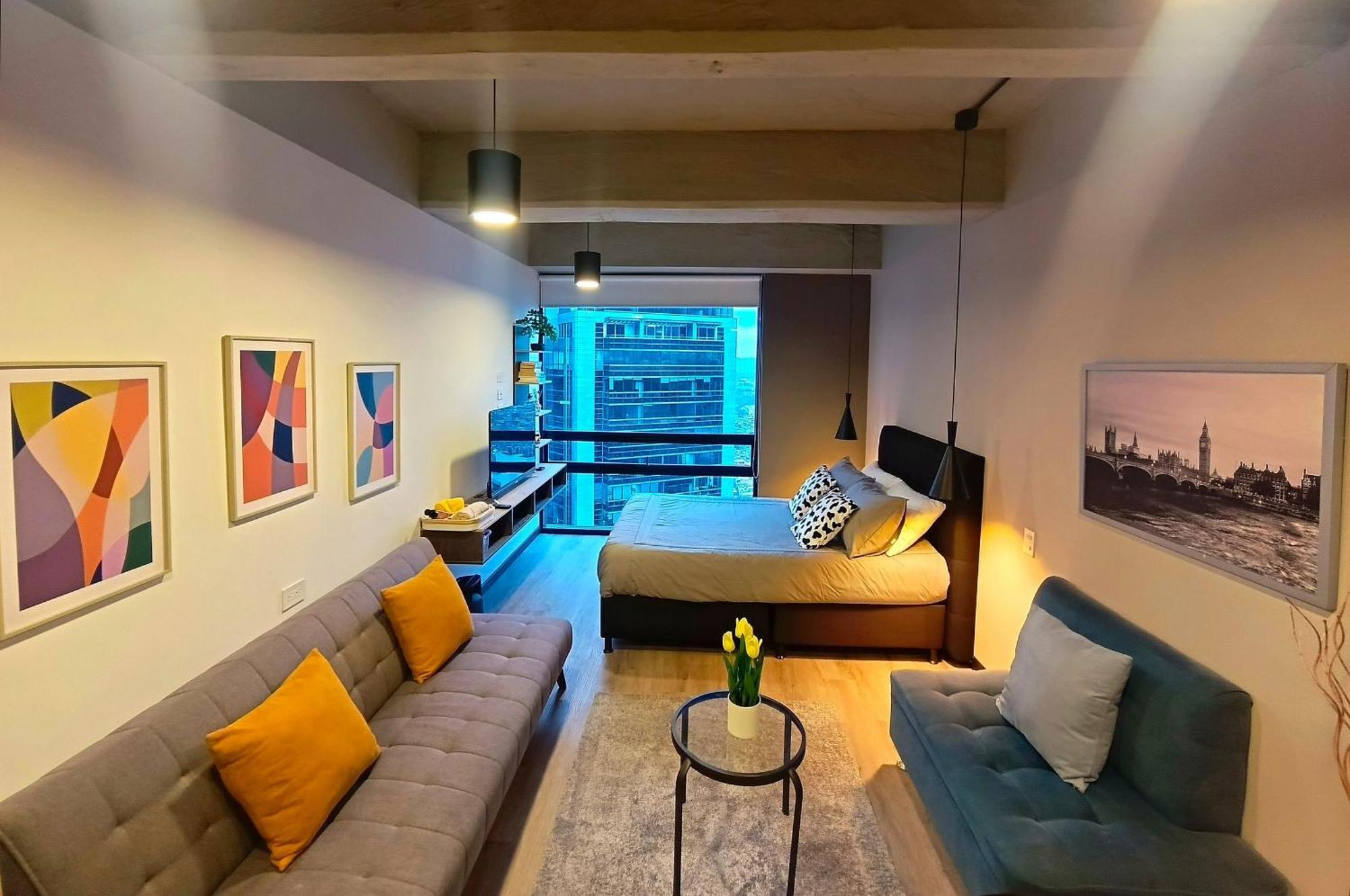 Vista Panoramica, Con Estilo Industrial, Usaquen Apartamento Bogotá