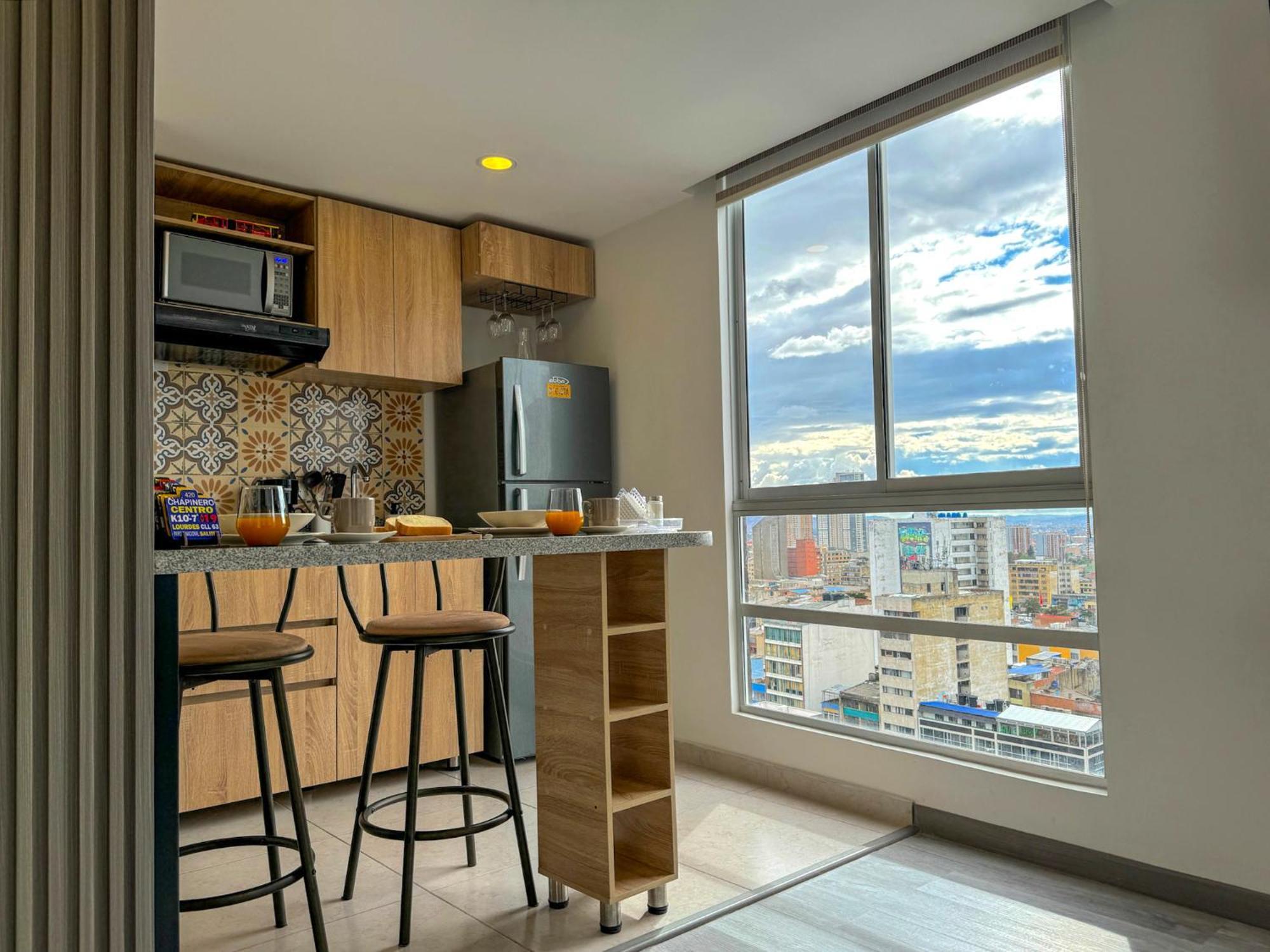 Apartamento Apartasuite Con La Mejor Vista En Centro Internacional Bogotá
