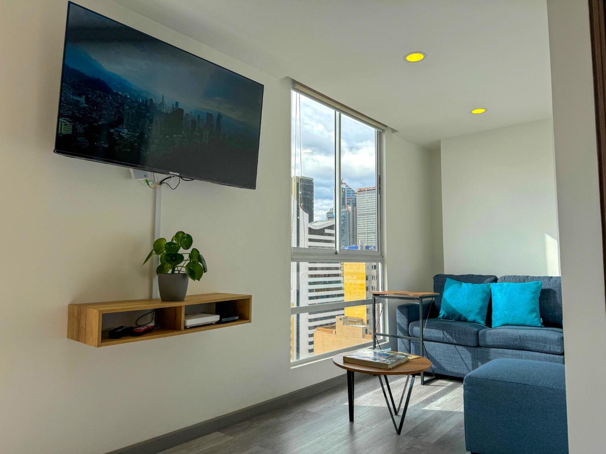 Apartamento Apartasuite Con La Mejor Vista En Centro Internacional Bogotá