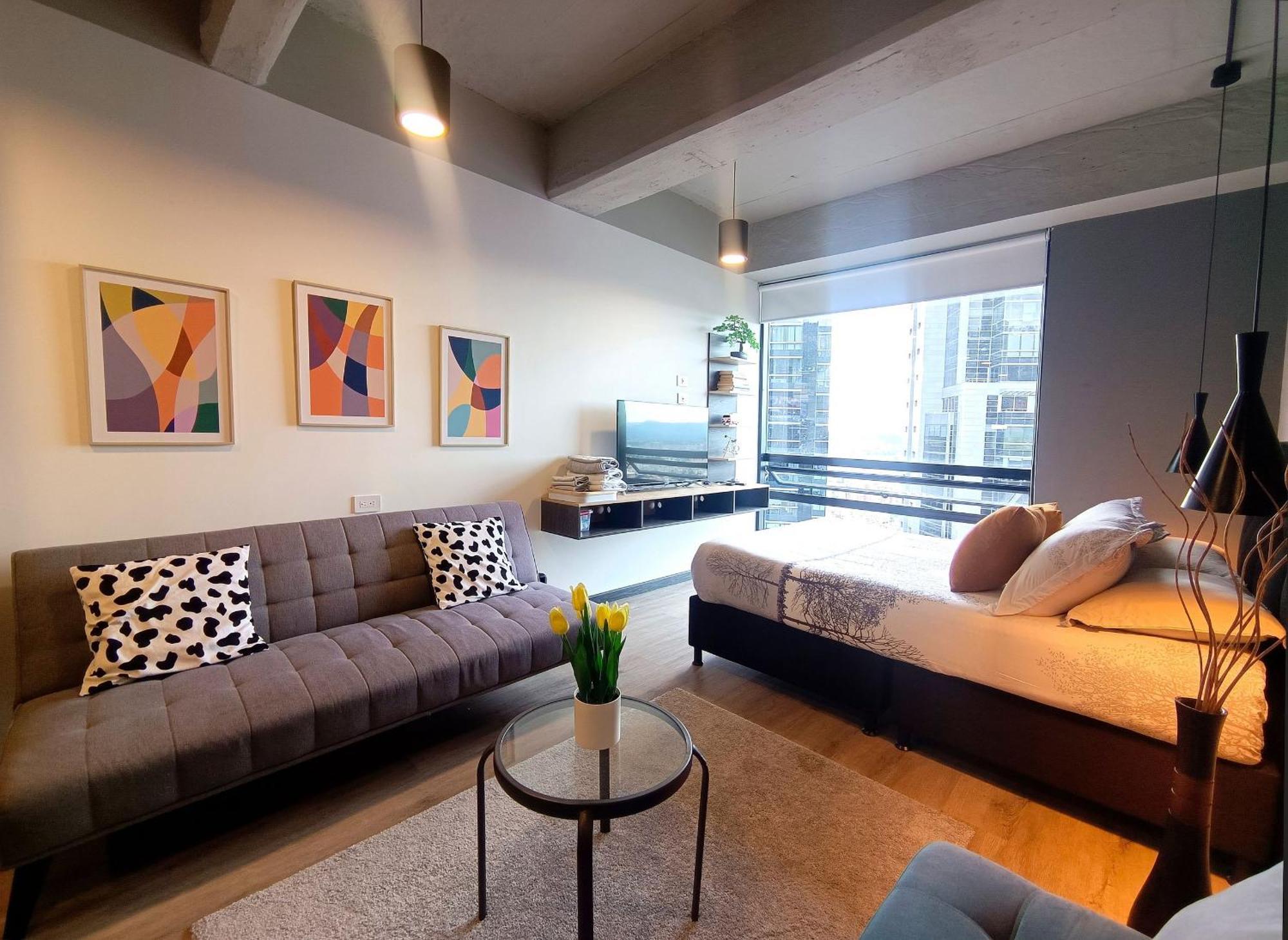 Vista Panoramica, Con Estilo Industrial, Usaquen Apartamento Bogotá