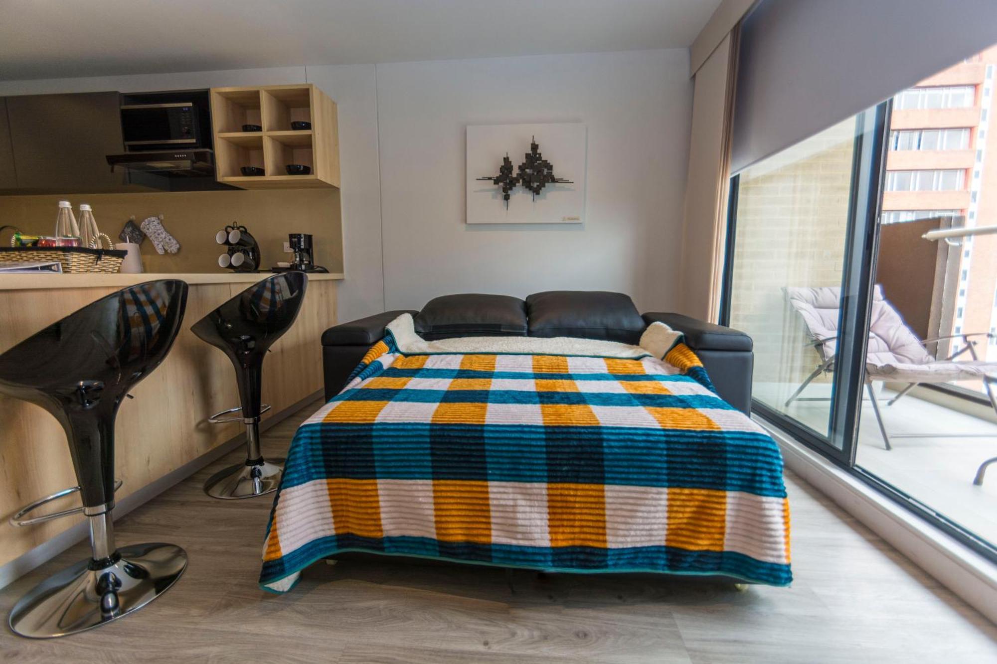 1br 500 Mb Spacious View Pool Sauna Jacuzzi Games Apartamento Bogotá