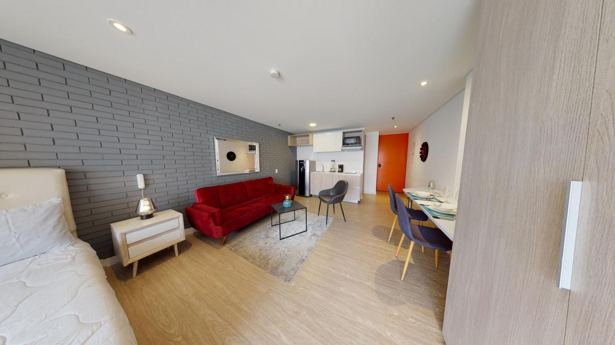 Apartamento 507 Loft Con Vista A Cerros En Chapinero Bogotá