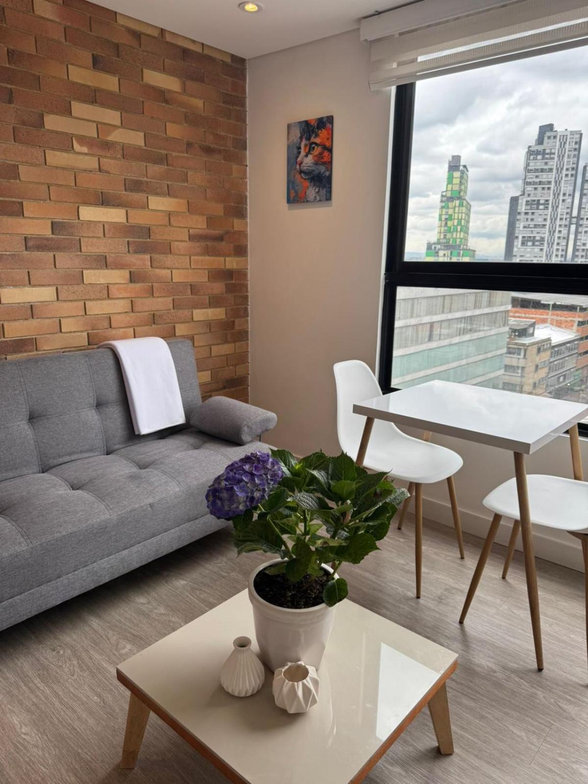 Iluminacion Vista Comodidad Wifi Y Seguridad Apartamento Bogotá