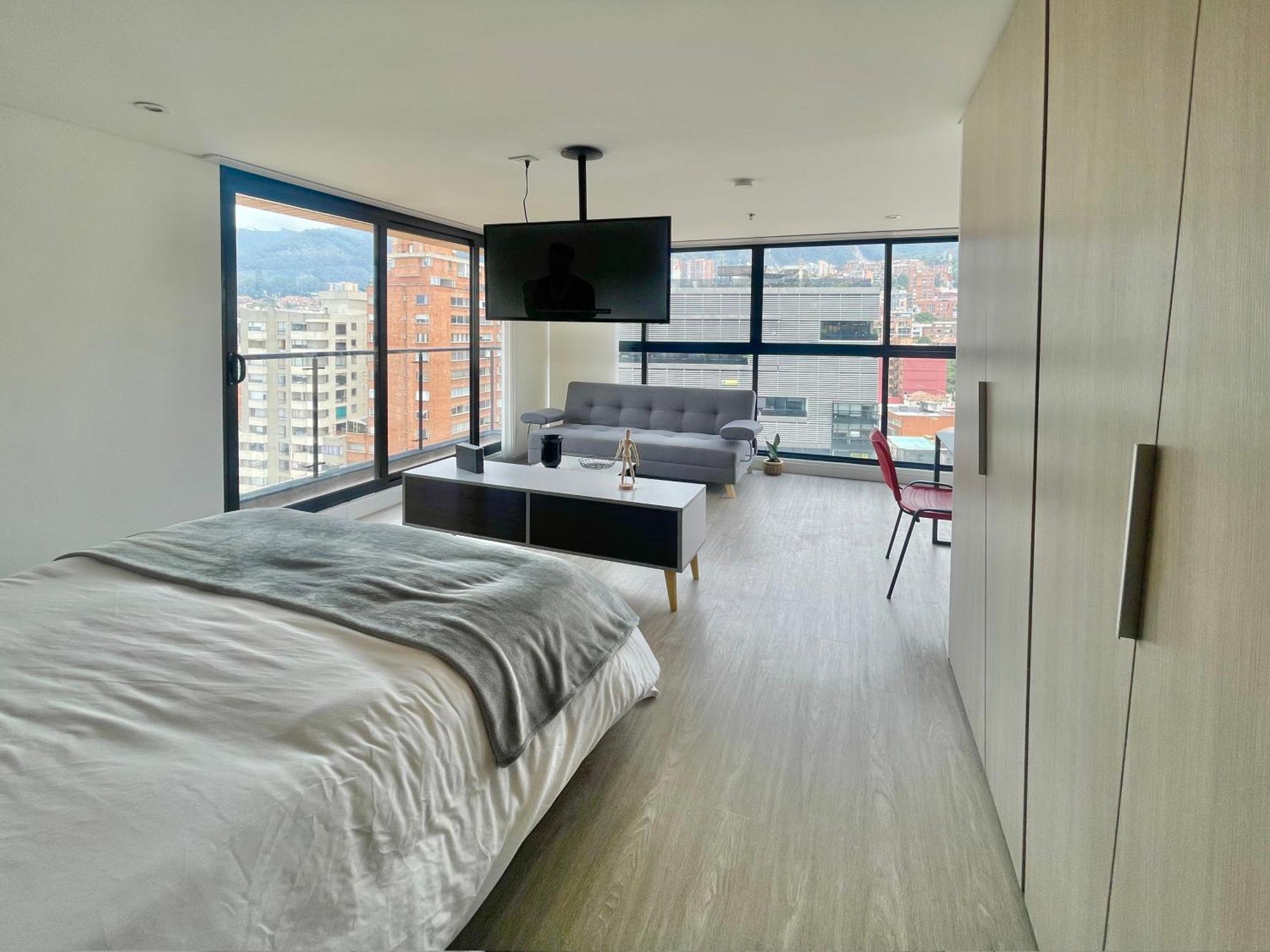 Apartamento Balcon Iluminacion Ventilacion En Chapinero Bogotá