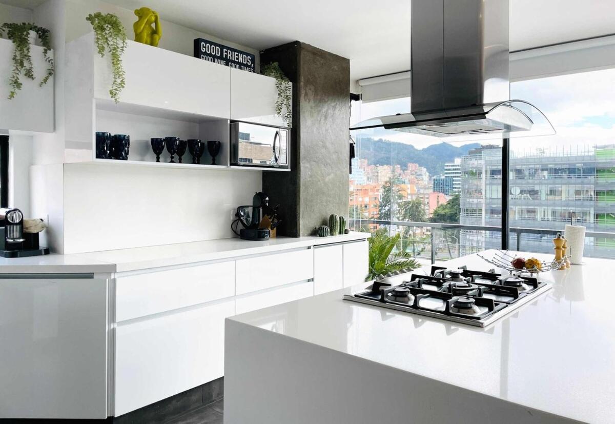 Apartamento Heavenly 2br With Large Terrace And Gym In Bogotá