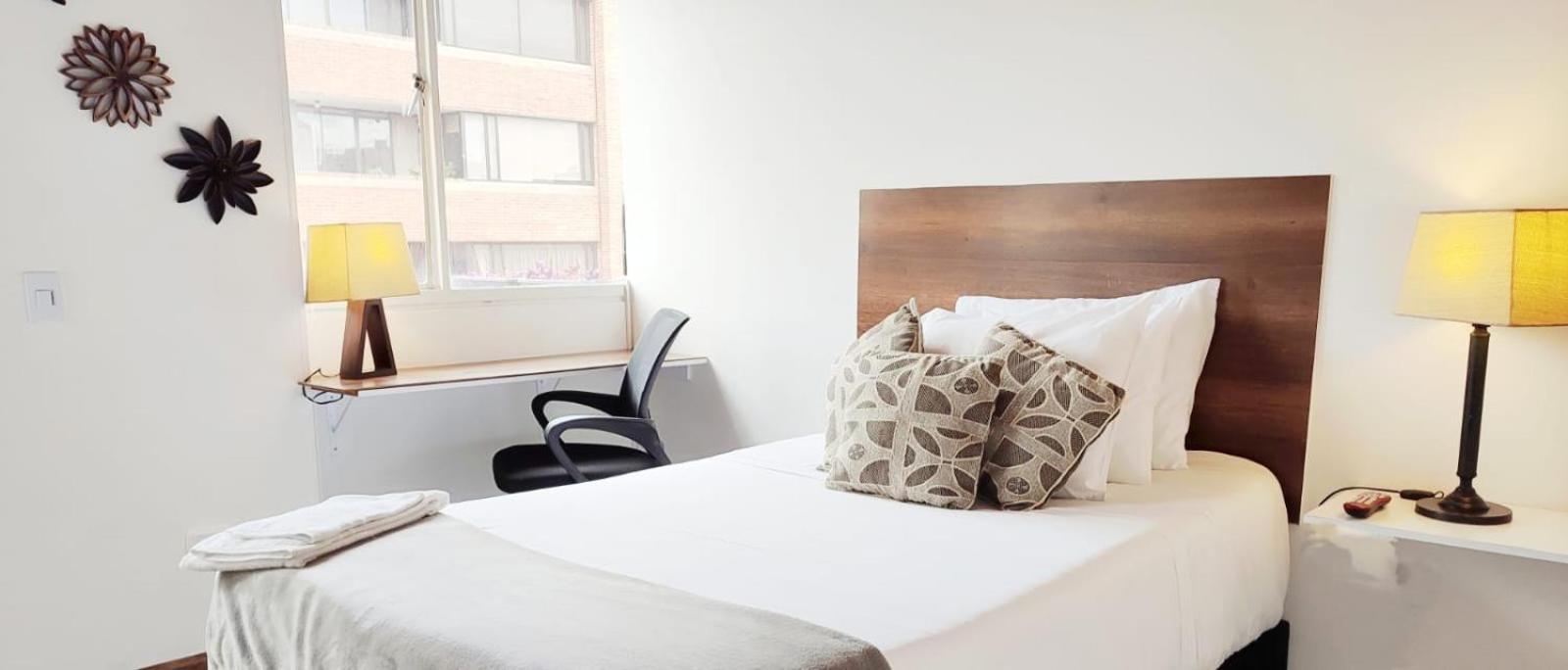 7 Acogedora Bano Y Balcon Privado Bogotá