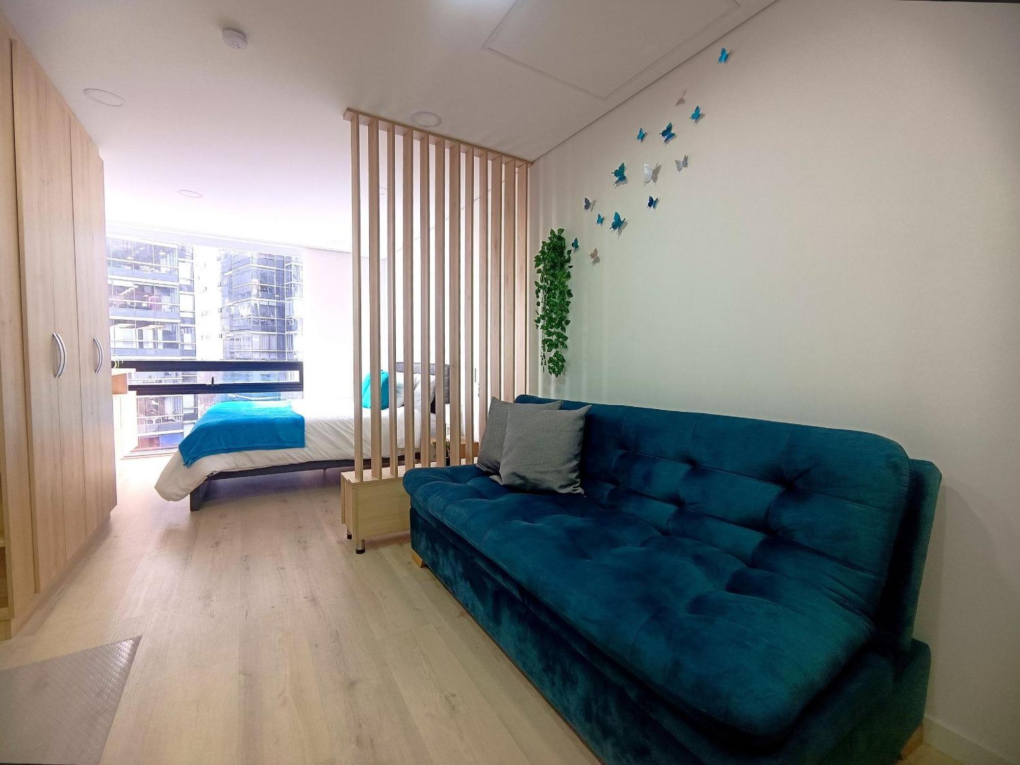 Apartamento Confortable Y Tranquilo Loft, Cama Queen, Usaquen Bogotá