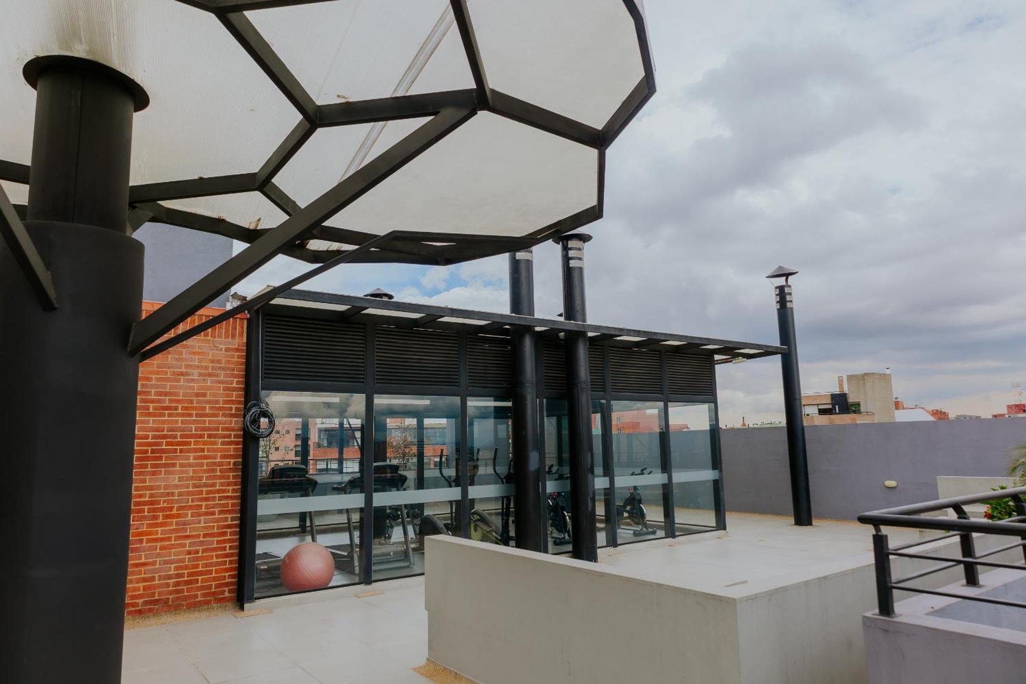Apartamento Moderno Estudio Con Gimnasio, Terraza Y Coworking En Bogotá
