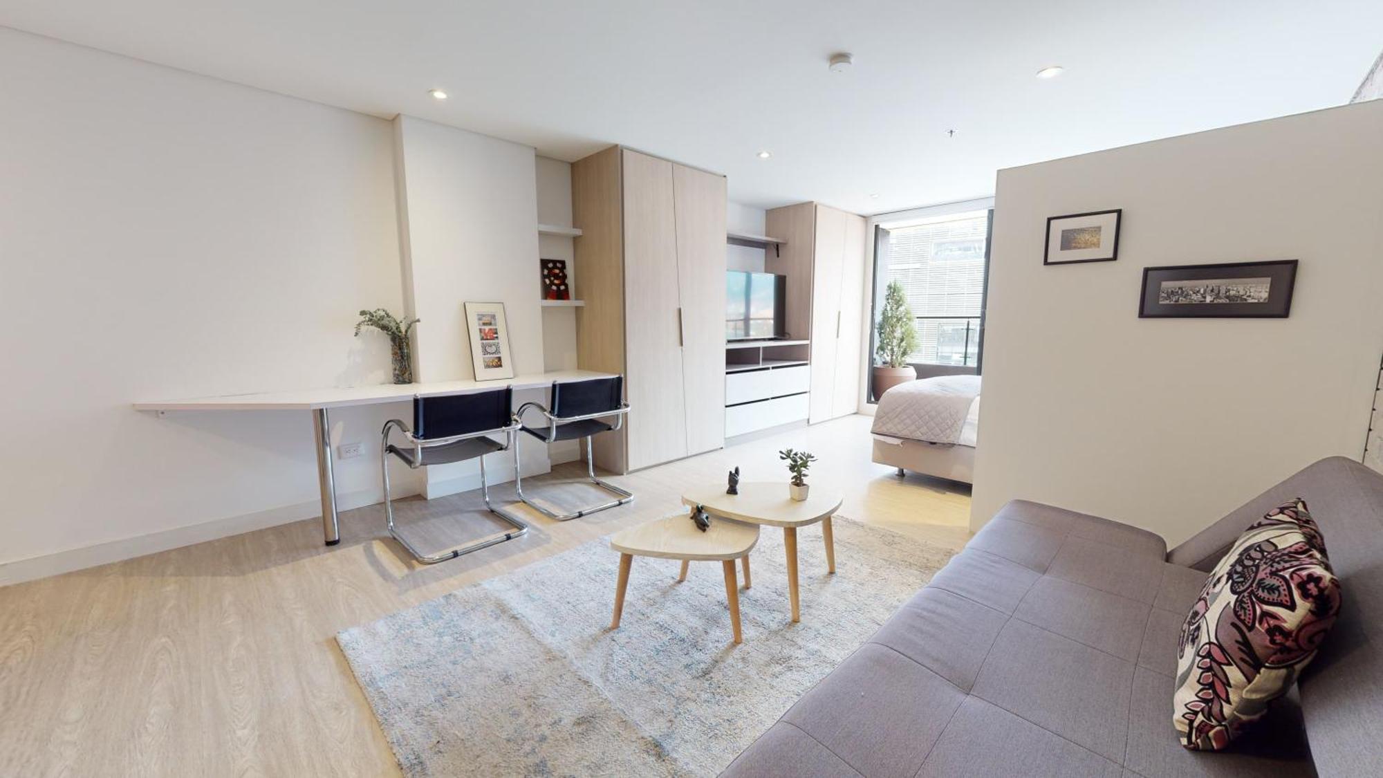 Apartamento 909 Loft Con Excelente Vista En Chapinero *